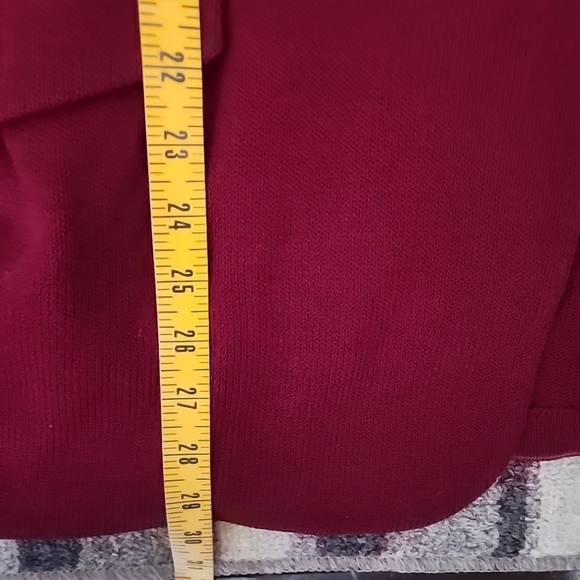 St. John Vintage Leather Trim Studded Sweater Blazer. Size 10 - Picture 8 of 16